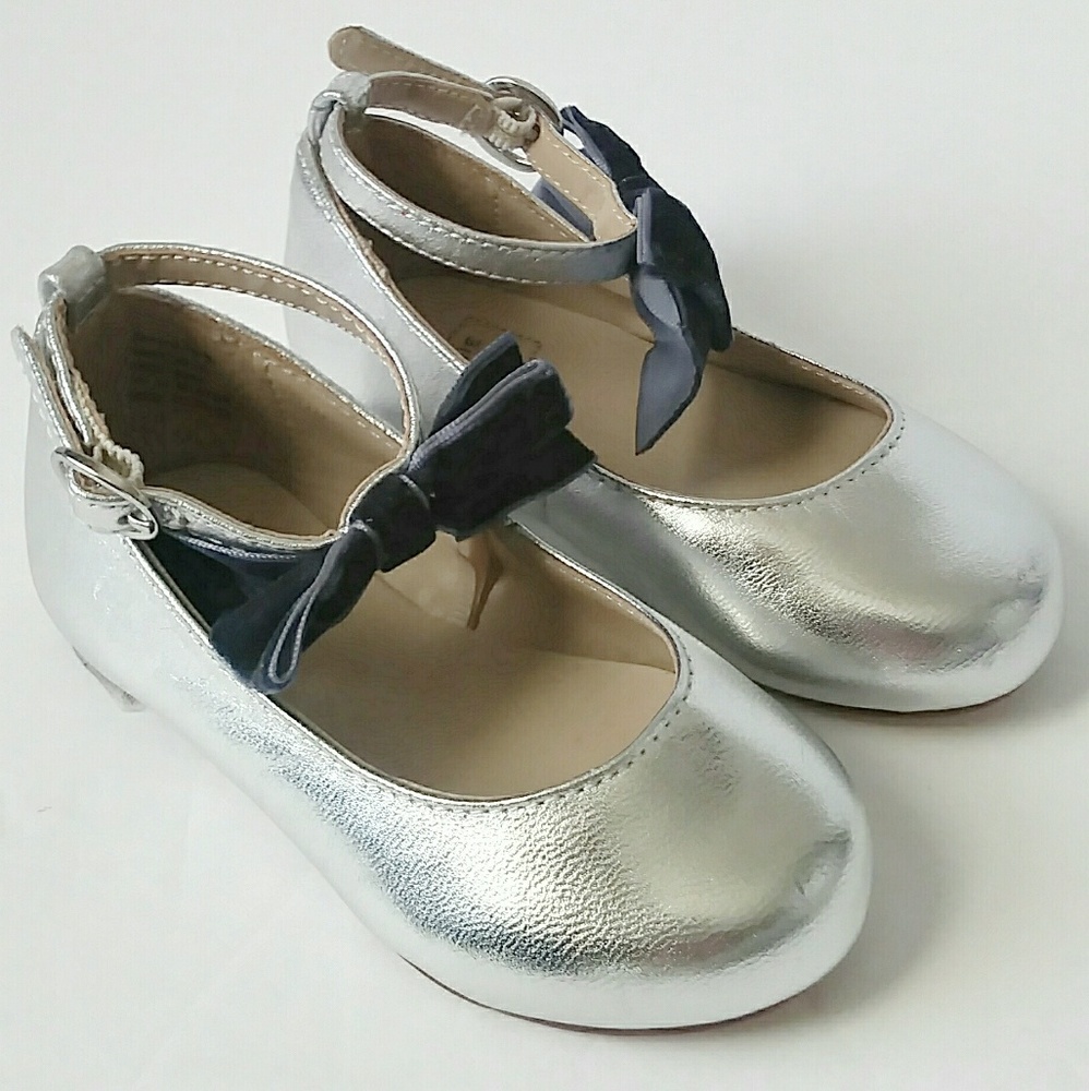 Silver + Blue Velvet Special Occasion Dress Shoes